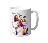 Hunters Anime Mug with Handles Funny Coffee Mug Gift Idea for Fans of Zoey Rumi Mira Merch Cup Office School Ceramic, White, 330 ml (Style-4)