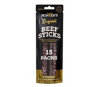 Hunters Droewors - 15 x 40g Original Beef Sticks Droewors High Protein, Low carb, Thin Sticks of Authentic Beef Droewors, Convenient Snack