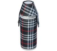 Hunters Flask Set - 8oz Stainless Steel Hip Flask with Faux Leather Cover, 2 Shot Cups & Funnel - Portable Liquor Bottle for Camping, Hiking, Gifting - Men’s Whiskey Gift Set (Black)