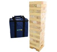 Big Game Hunters Jumbo Hi-Tower in a Bag - Builds from 0.6 (2 Ft) Meters up to 1.5 Meters (5ft) High - Outdoor Garden Games - Tumble Tower - Building Games