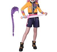 Hunters Rum i Anime Cosplay Costume,Rum i Costume Kids, Girls Costumes Character Fancy Dress Up Uniform Outfits For 5-12 Years Girls Festival Halloween Bonfire School Holiday Bridal Photo Party