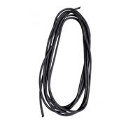 Hunters Saddlery 6mm Double Braid Polyester Rope All-Weather Multi-Use (Black, 5m)