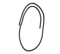 Hunters Saddlery 6mm Double-Braided Polyester Rope for Knot-Tying Practice (Black, 1m)