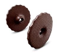Hunters Saddlery Comfort Gel Bit Guards for Horses Soft Flexible Rubber Protector Rings Stops Pinching and Chafing Equestrian (1 Pair, Brown)