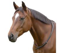 Hunters Saddlery Leather Neck Strap for Horse Riding Balance Pony Cob Full Size Adjustable (Brown, Cob/Full)