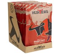 Hunters Sweet Hot Beef Jerky, 28g Pack of 10 Lightly Smoked Jerky, High Protein, MSG Free, Tender slices of Beef infused with spices that warm the palate