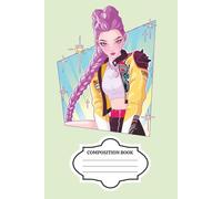 Hunterz Composition Notebook: K-Pop Fantasy Aesthetic, Wide Ruled, 6 x 9 inches, 120 Pages: For Teens, Students, Fans, and Study Notes