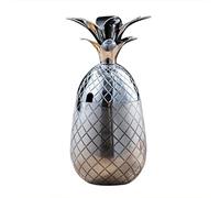 HUNTFF 550/900ml Pineapple Ice Bucket, Cocktail Drinks Bucket Winebowls, Stainless Steel Mugs Bar Tools, for Bar Ktv Kitchen Outdoor Party Supplies