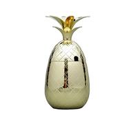 HUNTFF 550/900ml Pineapple Ice Bucket, Cocktail Drinks Bucket Winebowls, Stainless Steel Mugs Bar Tools, for Bar Ktv Kitchen Outdoor Party Supplies