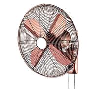 HUNTFF Electric fan All copper retro wall-mounted, household remote control oscillating industrial commercial fan, 14/16/18in