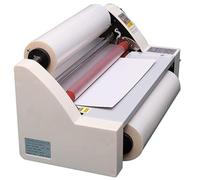 HUNTFF Professional Thermal Laminator for Documents, Photos, and Cards, Hot & Cold Roll Laminating with 4 Rollers, Single & Double-Sided Lamination