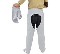HUNTFF Removable Open Crotch Pants for The Elderly Incontinence Care Pants Bedridden Fracture Recovering Patient Care Trousers(L/Large)