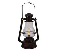 HUNTFF Vintage Led Kerosene Lamp Rustic Lamp For Indoor Battery Operated Kerosene Lantern Oil Lamps Lighting Night Light