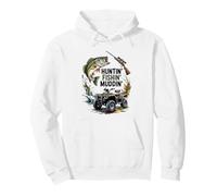 Huntin Fishin Muddin Outdoor Country Design Pullover Hoodie