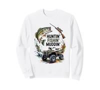Huntin Fishin Muddin Outdoor Country Design Sweatshirt