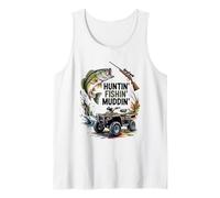 Huntin Fishin Muddin Outdoor Country Design Tank Top
