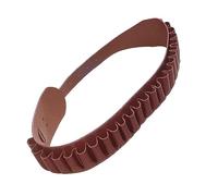 Hunting Ammo Belt for 12GA/20GA Shotgun Shells Holds 25 Bullets (Reddish Brown)