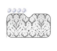 Hunting Arrows Car Windshield Sun Shade for Car Sun Visor Summer Sun Visor Vehicle Accessories