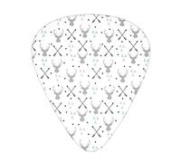 Hunting Arrows Triangles Deer Advanced guitar pick 12 pieces Three thicknesses for bass, electric guitar, acoustic guitar bag