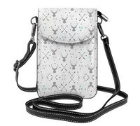 Hunting Arrows Triangles Deer. Crossbody Phone Bag Women Small Pu Leather Shoulder Purse Handbag Cell Phone Purses Pouch