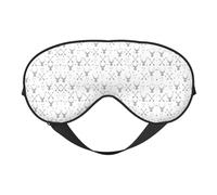 Hunting Arrows Triangles Deer Eye Mask Sleep Mask for Men & Women Mask for Sleep with Easy Adjustable Strap Night Eye Cover for Travel