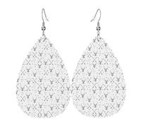 Hunting Arrows Triangles Deer Leather Earrings For Women Dangle, Piercing Teardrop Earrings Lightweight Jewelry Gifts For Women Girls