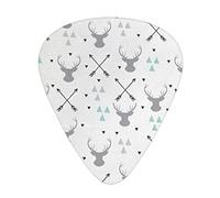 Hunting Arrows Triangles Deer Premium Bass Electric Guitar Picks,Guitar Plectrum For Unparalleled Musical Experience