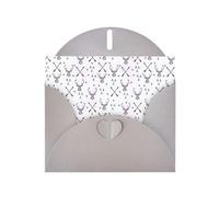 Hunting Arrows Triangles Deer Print Blank Cards and Envelopes 5" x 6" for Wedding Birthday Invitations and All Occasions