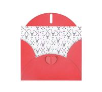 Hunting Arrows Triangles Deer Print Blank Cards and Envelopes 5" x 6" for Wedding Birthday Invitations and All Occasions