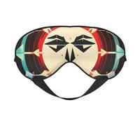 Hunting Arrows Triangles Deer Print Breathable Full-Cover Eye Mask Stylish Adjustable Nap Night Restful Environment