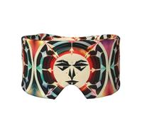 Hunting Arrows Triangles Deer Print Sleep Eye and Ear Muffs Mask - Adjustable Yoga Travel Headband, Keep Warm Shading Comfortable Aid