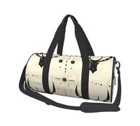 Hunting Arrows Triangles Deer Round Travel Duffel Bag - Large Capacity Durable Carry-On Bag for Vacation, Gym, Short Trips