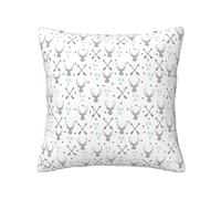 Hunting Arrows Triangles Deer Silk Pillow Cases, Print Anti Wrinkle And Stain Resistant Hotel Quality Fabric Pillow Cases/Pillow Protectors