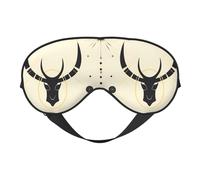 Hunting Arrows Triangles Deer Sleep Mask for Women & Men - Double-Sided Eye Mask with Adjustable Strap, Soft Silky Feel, Light-Blocking & Breathable for Travel, Nap, Shift Work, Yoga