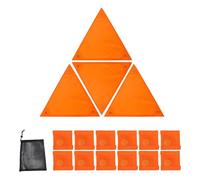 Hunting Blind Orange Cover | Waterproof Orange Backpack Cover,High Visibility Magnetic Security Patches with Drawstring Bag for Men Women Outdoor Adventure Night Riding