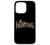 Hunting Camo Hunter Silhouette Deer Season Case for iPhone 15 Pro Max