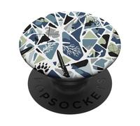 Hunting Camo Mosaic Bears Paw Crosshair Hunter Outdoors PopSockets Adhesive PopGrip