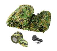 Hunting Camo Netting Military Camouflage Net 1m 1.5m 2m 3.5m 4.5m 5m 6m 7m 10m 11m 12m 15m Sunshade Camo Mesh for Shooting, Building Shelters(5 x 15(m))