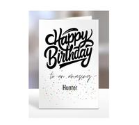 Hunting Card for Hunter, Man, Woman, Happy Birthday Gifts To An Amazing, Men, Women, Him, Her, Presents for Christmas, A5-166_72