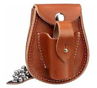 Hunting Catapult Leather Slingshot Ammo Balls Pouch Bag Case for Strong Powerful Fishing Catapult(Ammo and Slingshot not Included)
