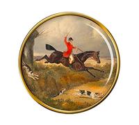 Hunting, Clearing the Ditch by Herring Pin Badge