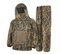 Hunting Clothing, Summer Anti-Mosquito Suit, Mesh lightweight Camouflage Clothing Tops Pants Jacket for Men Women Outdoor Hunting, Fishing, Camping, Adventure-subtilis||XL/XXL(175CM-185CM)