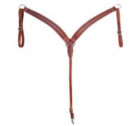 Hunting collar for horse with snake tooling Pool's Breast 5957