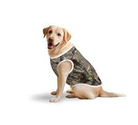 Hunting Deer Bear Elkprint Large Pets Vest Breathable Sleeveless Tank Top Apparel Cozy Lightweight T-Shirt