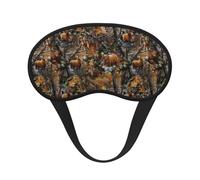 Hunting Deer Bear Moose Sleep Mask for Side Sleeper, Eye Mask Sleeping for Women Men,for Sleeping with Elastic Band