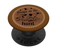 Hunting dog mallards hound dog motif for huntress and hunter PopSockets Swappable PopGrip