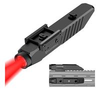 Hunting Flashlight Red Light, Low Profile Mlok Picatinny Mounted Portable Flashlight for Coyote Hog Varmint Night Hunt