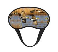 Hunting Fly Wild Print Fashion Sleep Mask, Blackout Eye Mask,Sleeping Eye Mask Suitable for Travel/Yoga/Nap