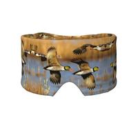 Hunting Fly Wild Print Sleep Eye and Ear Muffs for Sleeping with Adjustable Strap for Travel Nap Shift Work Office