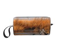 Hunting Flying Wild Duck 2 Printing Makeup Bag for Women Girl Portable Travel Cosmetic Bag Makeup Pouch Organizer with Handle
